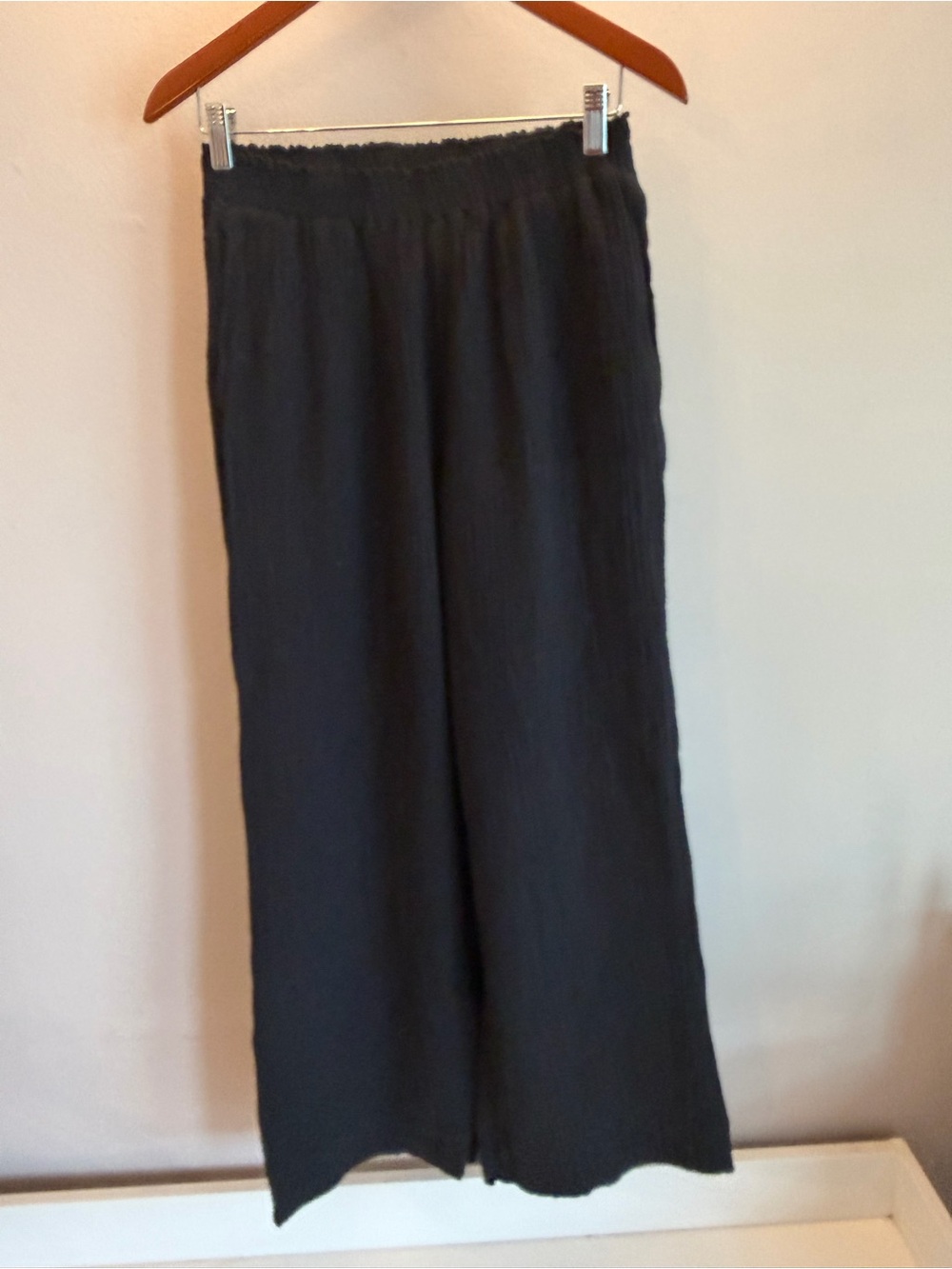 Shade & Shore Black Wide Leg Pants